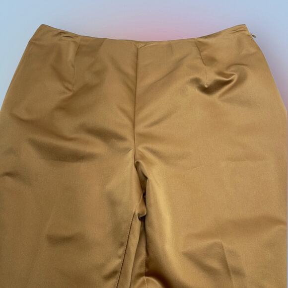 LOFT Women’s 8P Shiny Gold High Waist Dress Pant - Picture 1 of 5